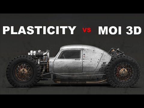 Plasticity 3D vs MoI 3D 2025: Which Software is BETTER for 3D Modeling?