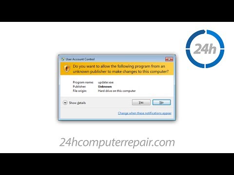 Turn on UAC in Windows 7 and 8