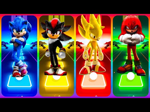 🔴SONIC SUPER THE HEDGEHOG 🫠TILES HOP EDM RUSH COFFEN DANCE🟢