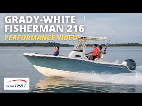 Grady-White Fisherman 216 (2018) - Test Video by BoatTEST.com