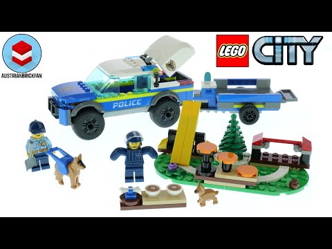 LEGO City 60369 Mobile Police Dog Training - LEGO Speed Build Review