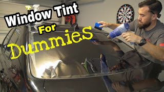 🏎 How To Tint A Back Window On your Car /  Shrinking Film / Tinting my Lexus Is300