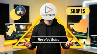 Create & Animate Shapes in DaVinci Resolve 🔥 Easy Fusion Tutorial