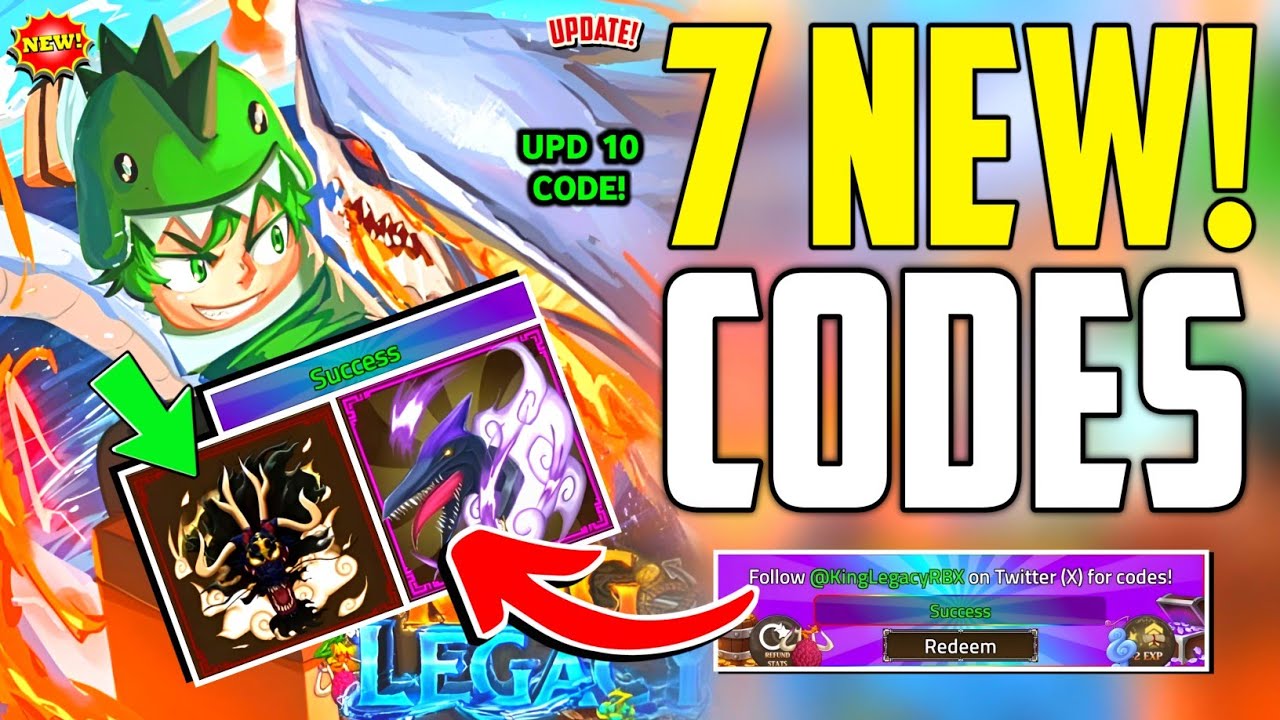 ⚠️UPD - 10!💥[CODE]⚠️ KING LEGACY ROBLOX CODES MARCH 2026 - KING LEGACY CODES