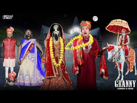 GRANNY - SLENDRINA KI SHAADI SHORT FILM : GRANNY SHADI | HORROR GRANNY GAME COMEDY || MOHAK MEET