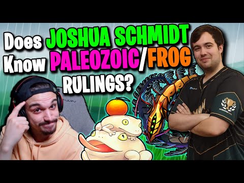 Does JOSHUA SCHMIDT Know PALEOZOIC/FROG Rulings? | Yu-Gi-Oh Ruling Quiz