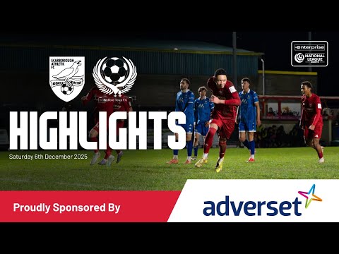 Scarborough 2 v 2 Bedford Town - Enterprise National League North - Dec 2025
