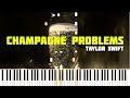 Taylor Swift - Champagne Problems (Piano Tutorial + Sheets)