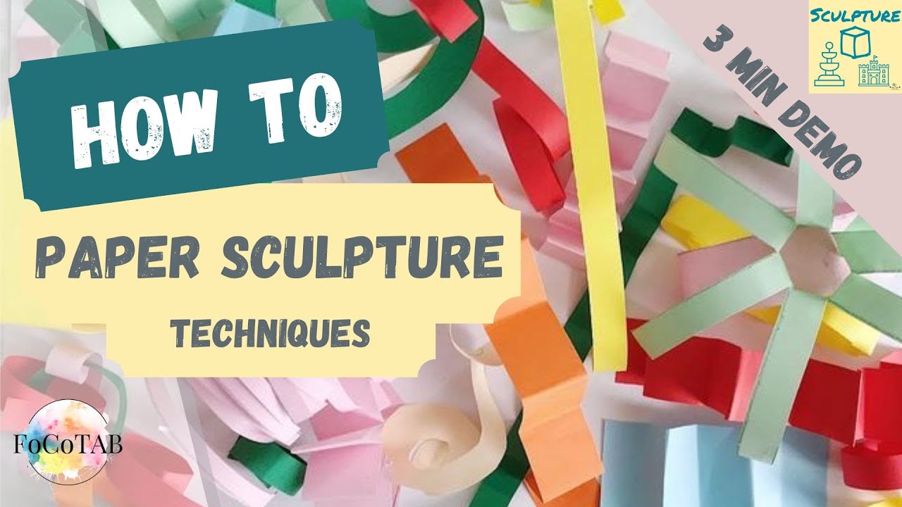 3 Min Demo: Paper Sculpture Techniques
