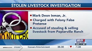 Pearl River Co. man arrested after falsely working for Poplarville ranch, keeping proceeds for hi...