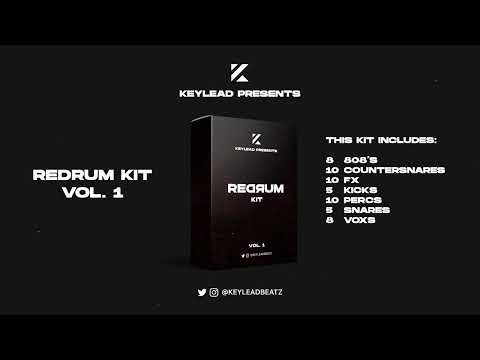 "REDRUM KIT" VOL. 1 | FREE UK DRILL DRUM KIT BY KEYLEAD