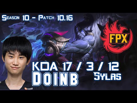 FPX Doinb SYLAS vs TWISTED FATE Mid - Patch 10.16 KR Ranked