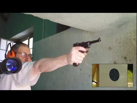 Precision Shooting with Parabellum P-08 Luger BYF-41- 25 meters