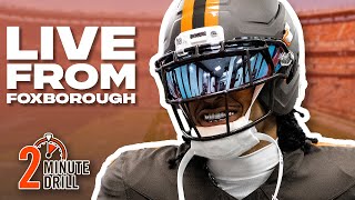 The Browns take on the Patriots in Foxborough: 2 Minute Drill