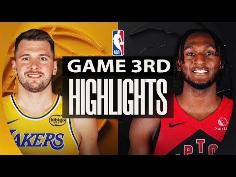Los Angeles Lakers Vs Toronto Raptors Game 3RD Highlights - Dec 04 , 2025 | NBA