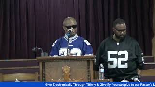 NFL Jersey Sunday Rev. Reginald Franklin &quot;We Fall down, but we get back up again&quot; Matthew 14:22-32