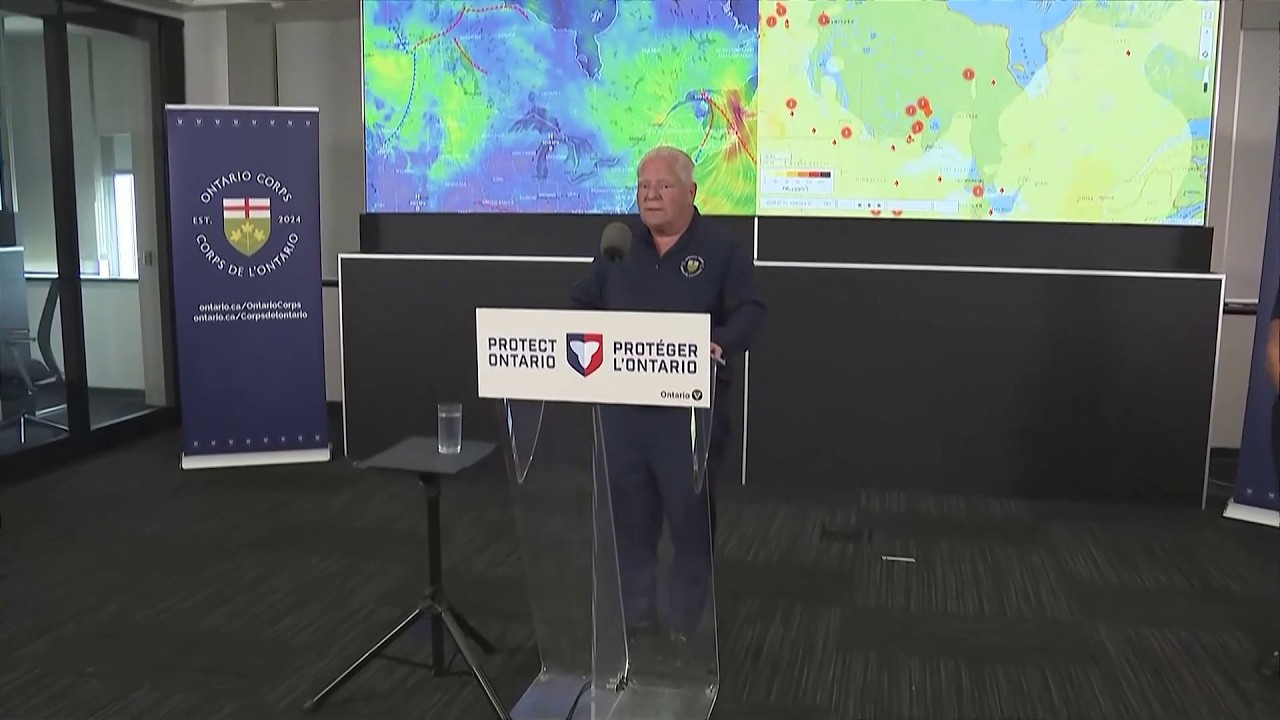 Ontario officials call Trump's Canada wildfire comments 'disappointing' during press conference