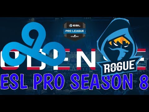 Cloud9 vs Rogue  ESL Pro League Season 8 Highlights CSGO - Inferno
