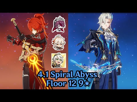 4.1 Spiral Abyss Floor 12 9★ | Melt Diluc & Neuvillette Solo