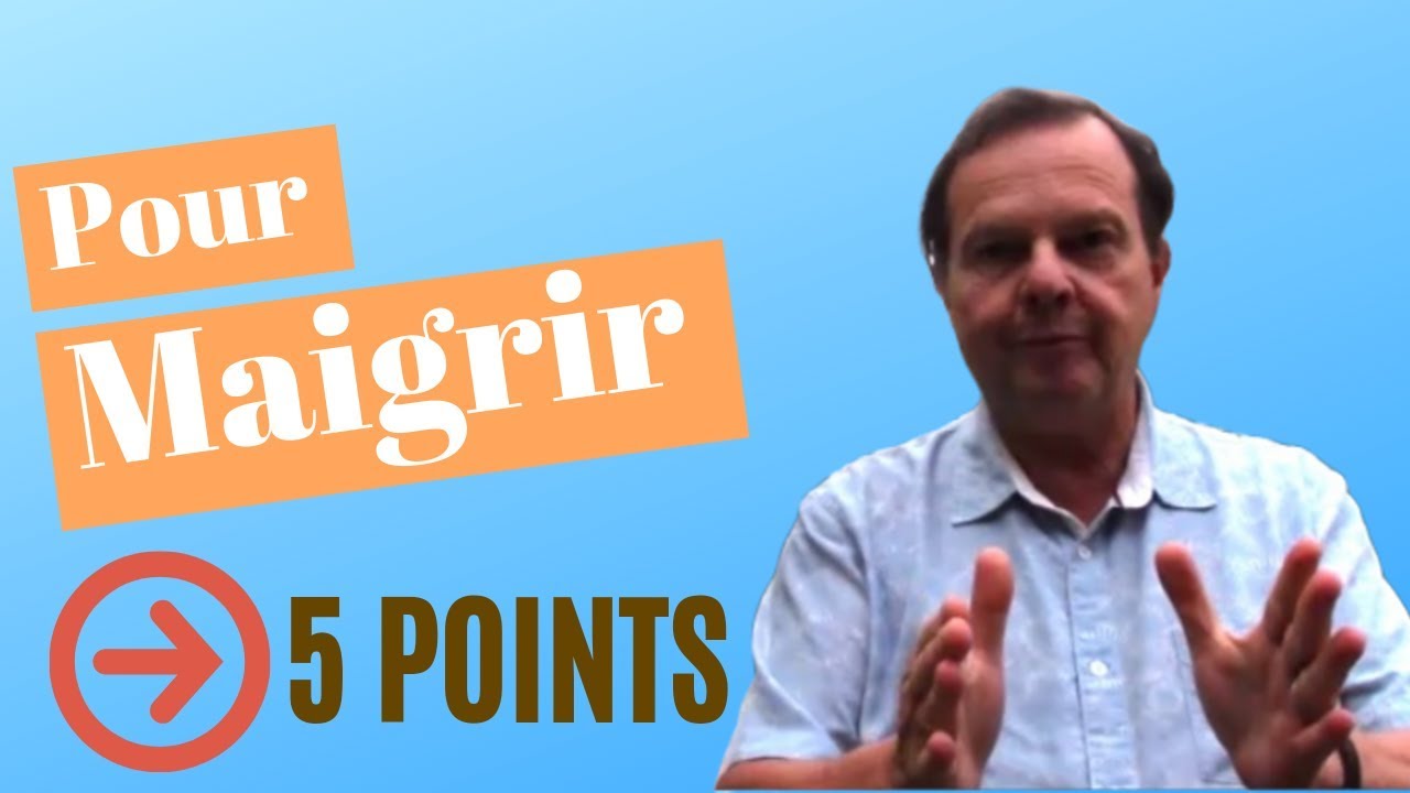 MAIGRIR VITE : 5 Points Chinois INCROYABLES Pour Perdre Du Poids Sans Régime