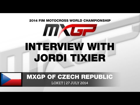 MXGP of Czech Republic 2014 Interview with Jordi Tixier - Motocross
