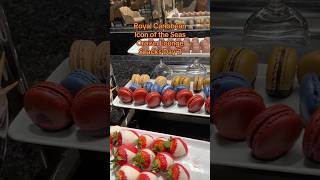 Royal Caribbean Icon of the Seas Crown Lounge Snacks Day 2