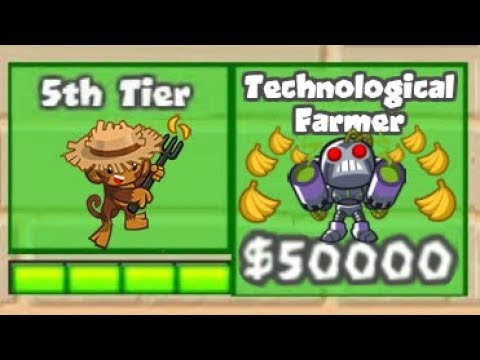 5th Tier Upgrades Mod - Technological Farmer! | Bloons TD Battles 5th Tier Farmer (BTD Battles)