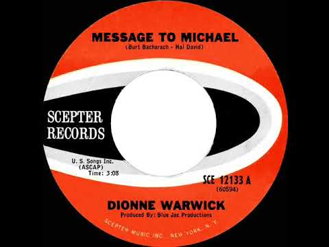 1966 HITS ARCHIVE: Message To Michael - Dionne Warwick (mono 45)