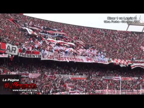 "Les demostramos lo que es River en las malas" Barra: Los Borrachos del Tablón • Club: River Plate