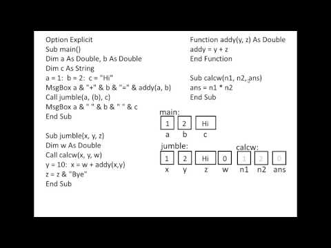 Excel VBA Topic 5.3 - Procedures within Procedures