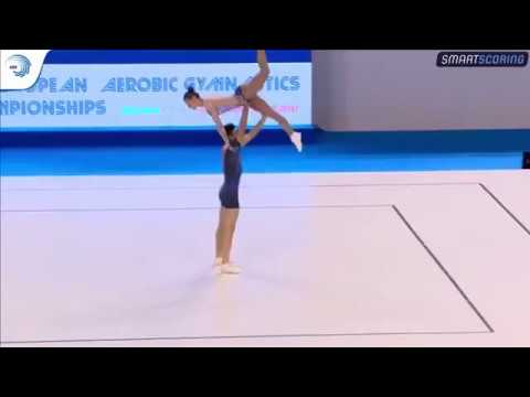 Michela CASTOLDI -Davide DONATTI (ITA) Aerobic Gymnastic European Championship 2017