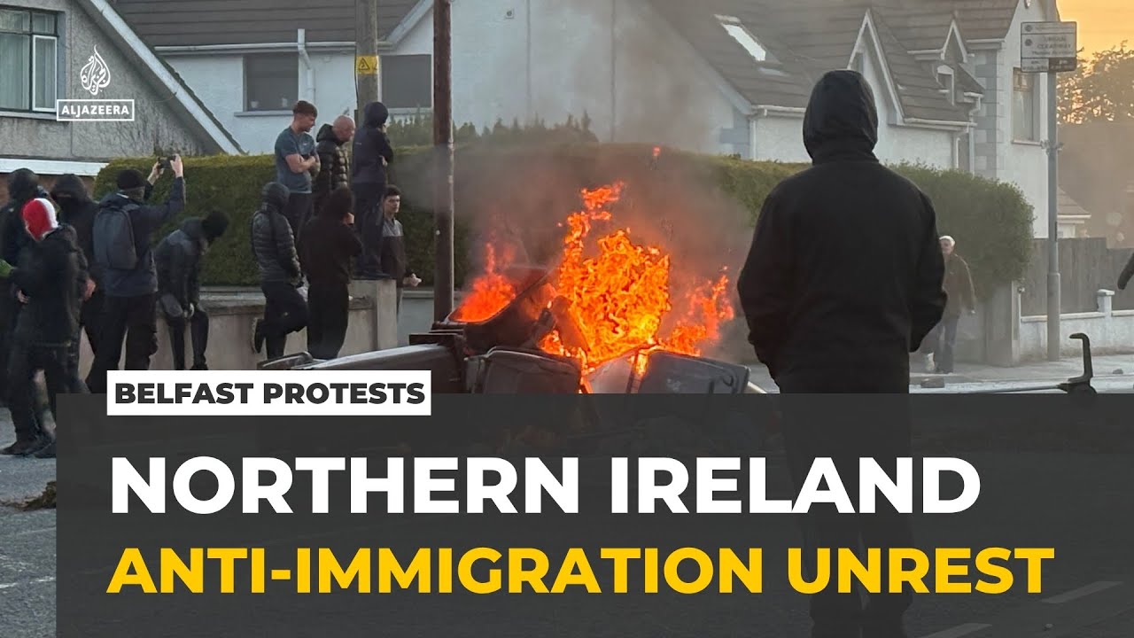 Unrest in Northern Ireland: Second day of anti-immigration protests in Belfast