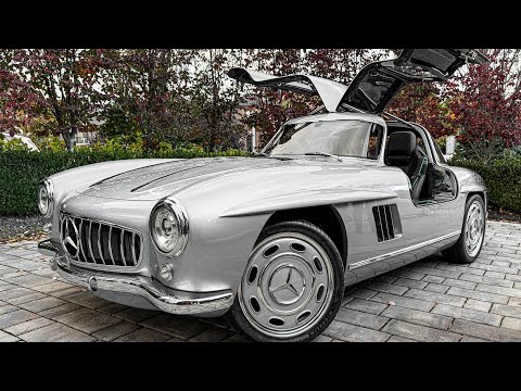The 300SL Gullwing Reimagined ✨ 1.5M $ Restomod Luminari ONE! Exterior Interior Walkaround 4K