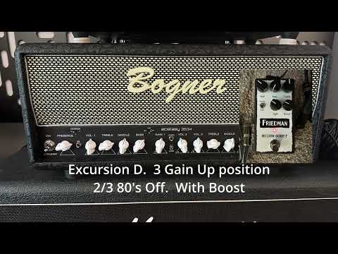 Soldano Astro, Friedman JEL20, Bogner 3534 50 watt (new version) high gain test!