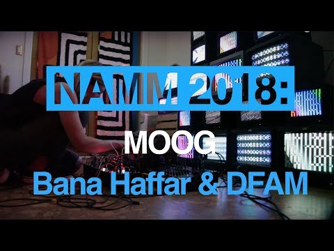 Bana Haffar performs live with Moog DFAM and explains her modular set-up
