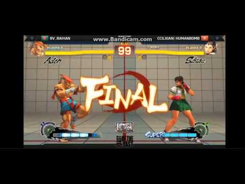 USF4 : HUMANBOMB (Sakura) vs Raihan (Adon) - FV CUP 2015