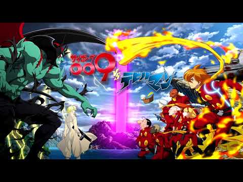 Cyborg 009 vs Devilman | OP Full | Nine Cyborg Soldiers - JAM Project