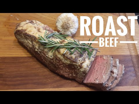 Oven Roast Beef Recipe-With Mayo, Garlic, and Horseradish Crust! Amazing!!