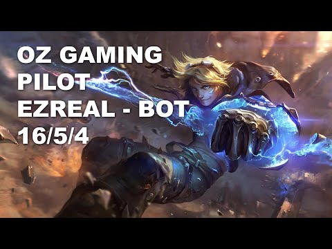 OZ Gaming Pilot Bot Ezreal vs Miss Fortune - KR Challenger Rank Game 10.7