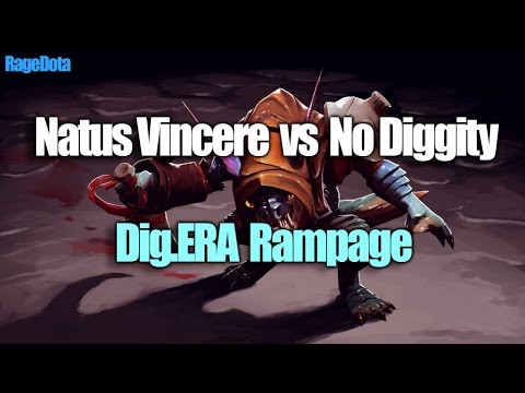 ERA Gets Rampage - Na'vi vs No Diggity Rage Dota 2 Gameplay