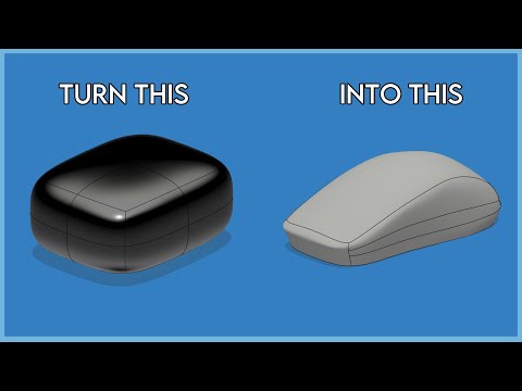 How to easily create mouse shapes in Fusion 360