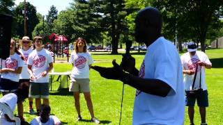 preview picture of video 'Coach Allen talks at Saturday's Williamsport Proud gathering at Memorial Park'