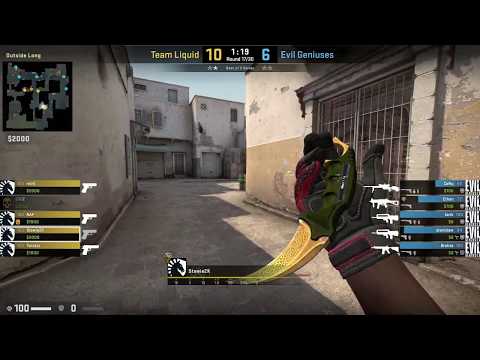 CS:GO POV Demo Liquid Stewie2K (27/18) vs Evil Geniuses (de_dust2)