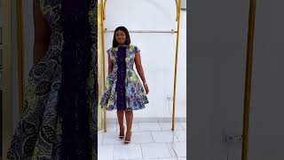 SHORT ANKARA SHIFT GOWN DRESS #zamakalefashion #africandressstyles #womensclothing #afrifashion