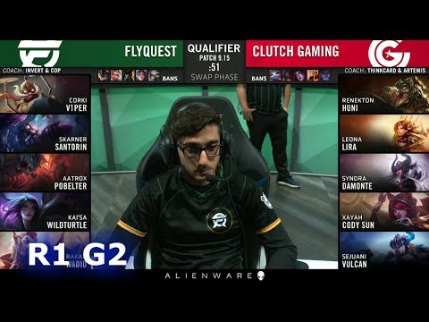 FLY vs CG - Game 2 | Round 1 S9 LCS Regional Qualifier for Worlds 2019 | FlyQuest vs Clutch G2