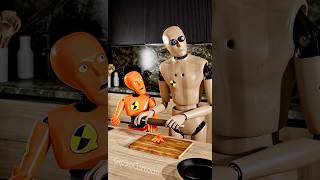 Download lagu Big Robot thought Dummy's finger is dough 🤖😱❤️👶 mp3