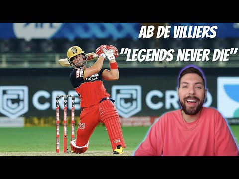 American Reacts to AB De Villiers "Legends Never Die"