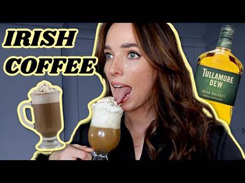 IRISH GIRL MAKES AN IRISH COFFEE FOR THE FIRST TIME / Winter Whiskey Cocktails | Ciara O Doherty
