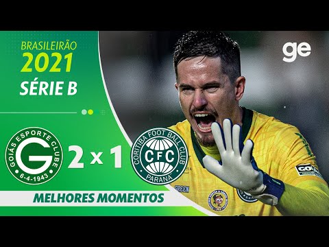 Gols e lances de Goiás x Coritiba