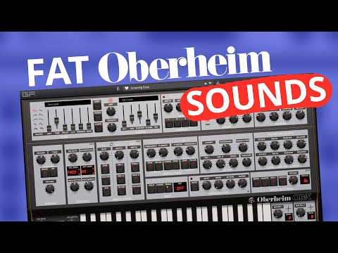 GForce Software Oberheim OB-X Sound Demo, This Emulation Is Approved By Tom Oberheim